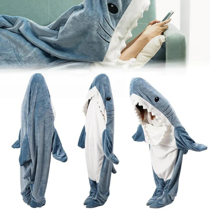 Shark Onesie Cosy Fleece Loungewear for Kids