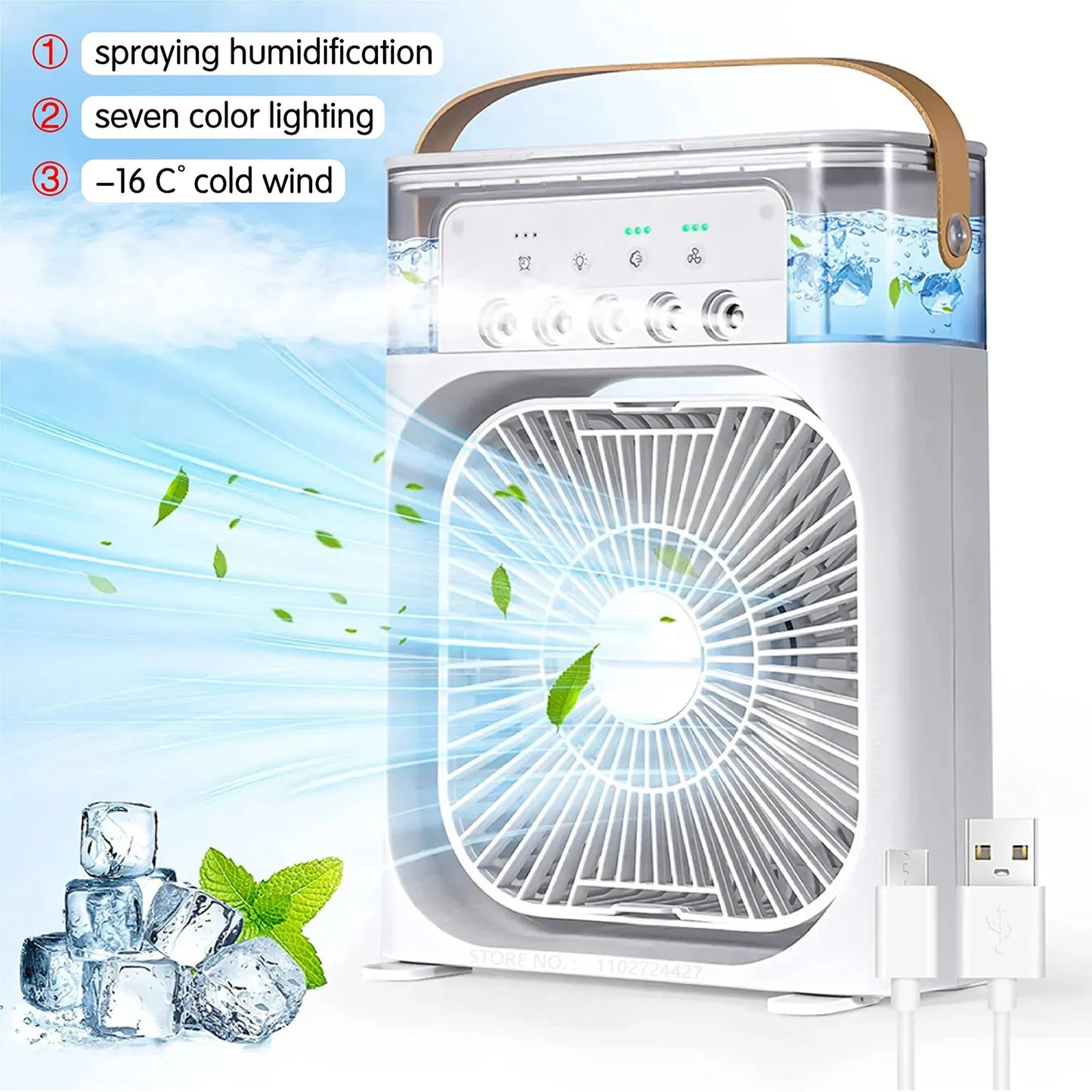 Everyday Essentials™ Portable Cooler Fan — Beat the Summer Heat!