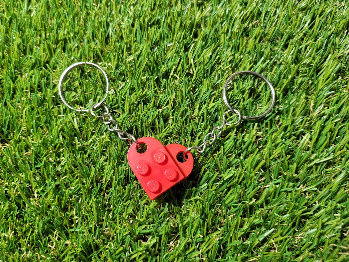 Lego Love Charms Interlocking Couple &amp; BFF Charm Set