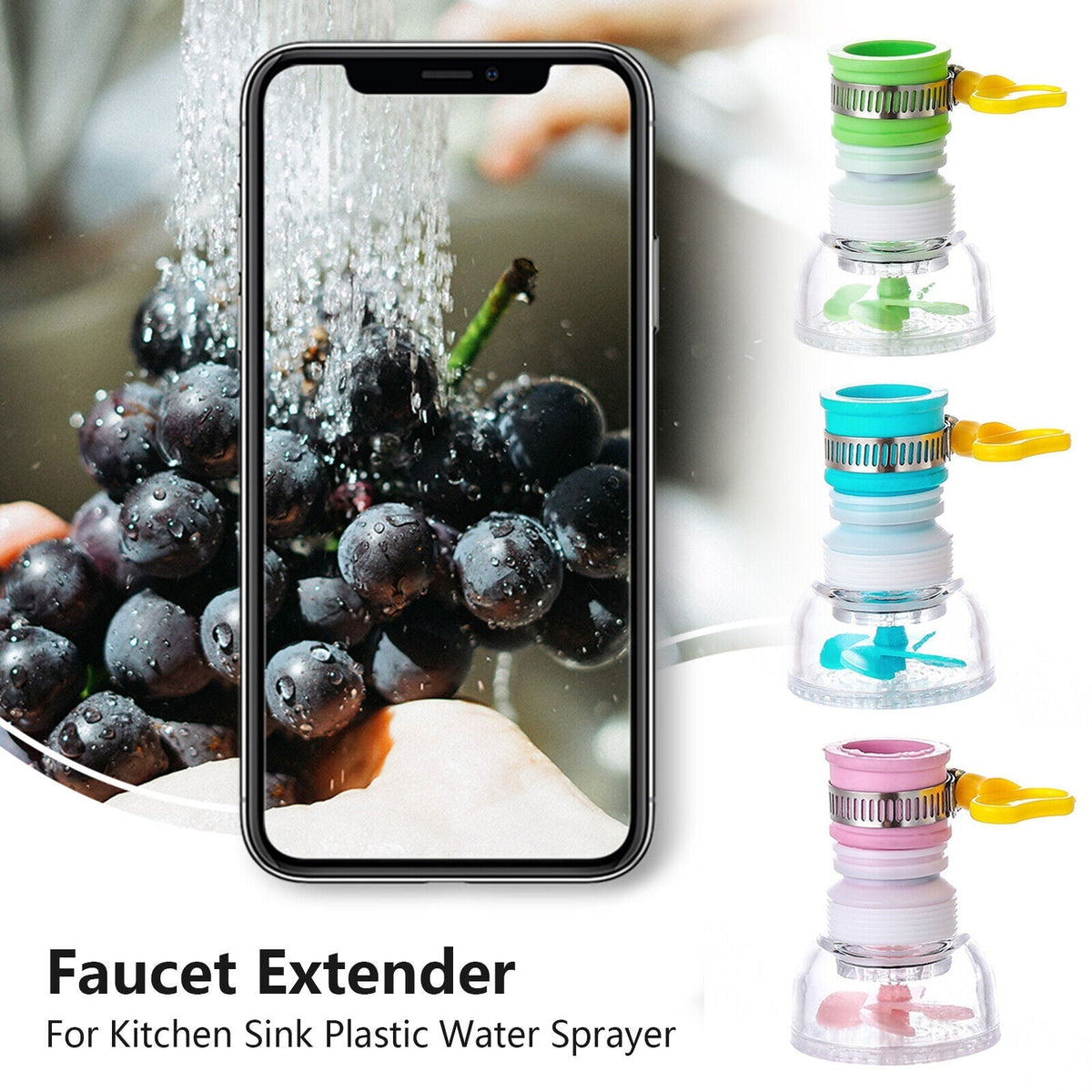 <strong>360 Rotating Faucet Extender</strong>